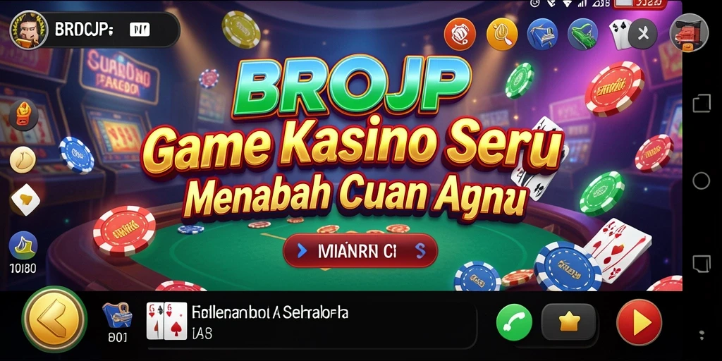 Menampilkan gameplay Kasino yang seru dan interaktif.