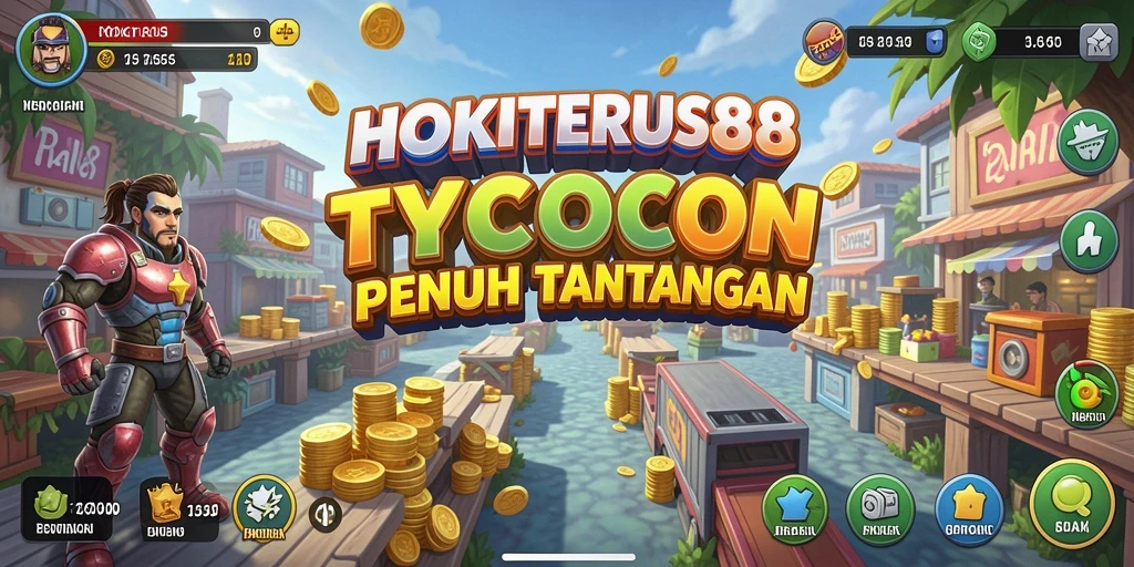 Tampilan gameplay HOKITERUS88 yang menarik dan interaktif.