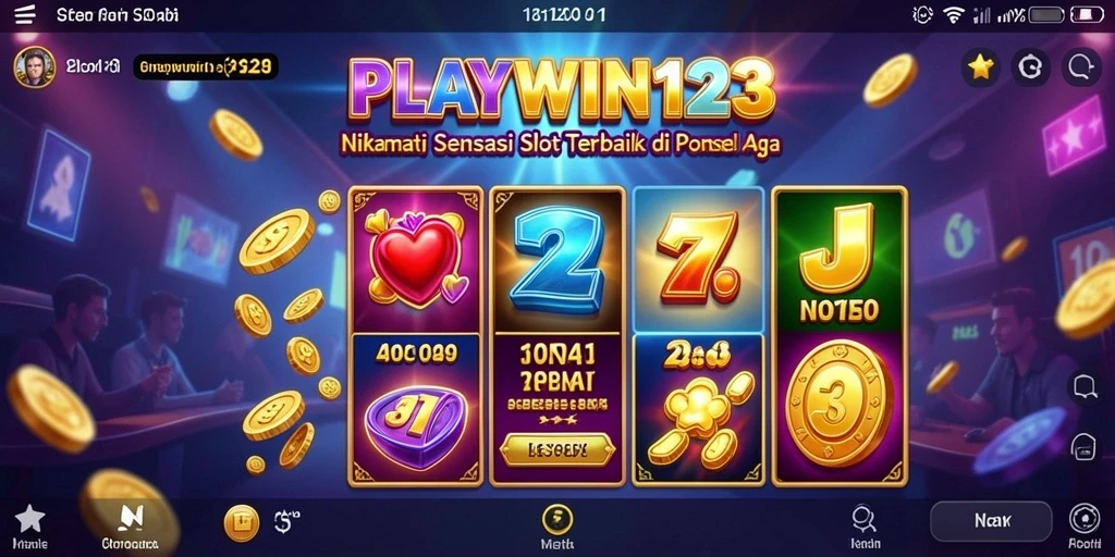Tampilan menarik gameplay Slot yang mengasyikkan di PLAYWIN123.